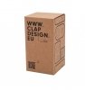 Clap Design CUBE Filiżanka / Zestaw do Kawy Espresso 50 ml Biały